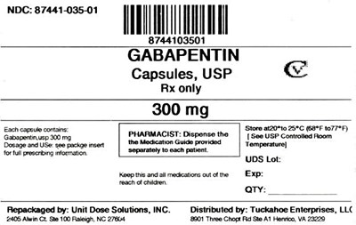 Gabapentin 300 mg (8744103501 Gabapentin 300 mg)